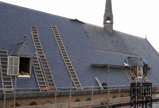 Emperor 681 church Netherlands replace slate roof