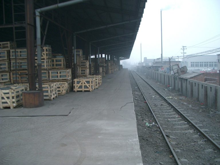 Shipping slate by rail